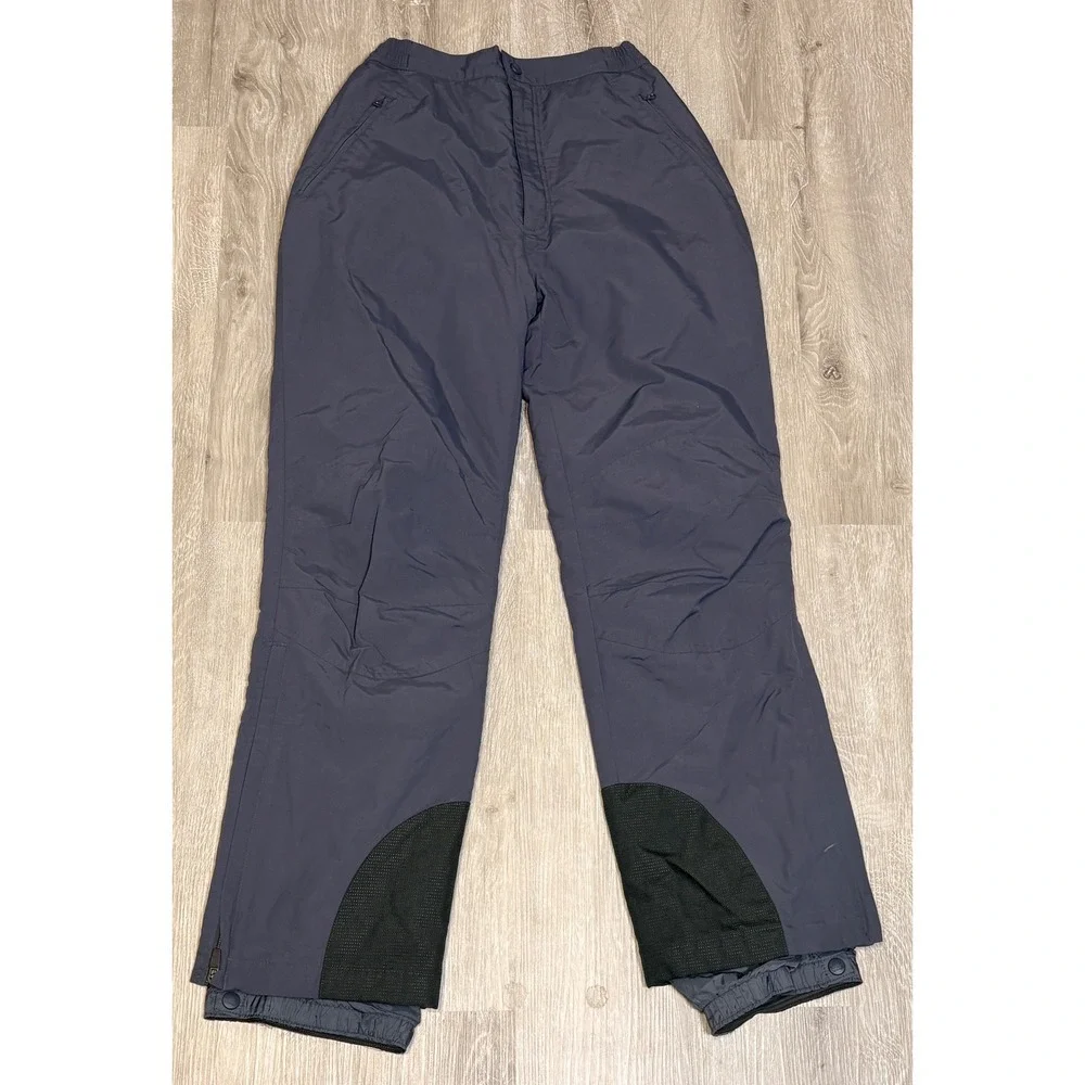 LL Bean Outdoors Women Petite Small Snow‎ Pants Thermore Insulated Gray